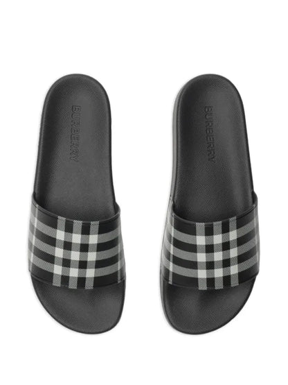 Burberry Vintage/New Season Check slides (With Box)