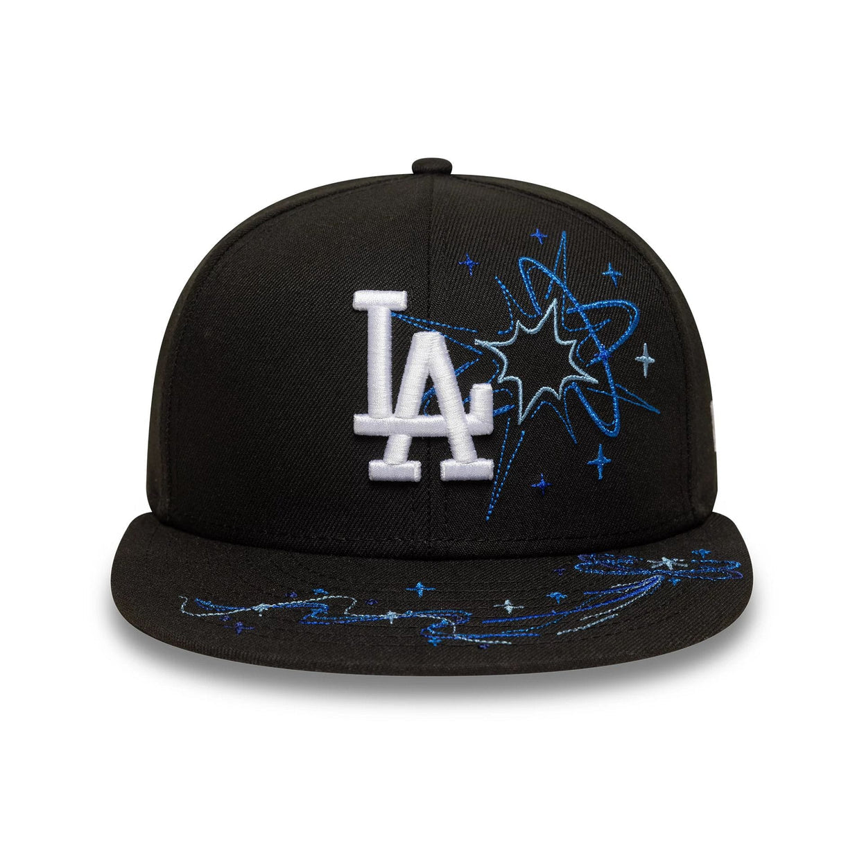 LA Dodgers MLB Zodiac Black 59FIFTY Fitted Cap