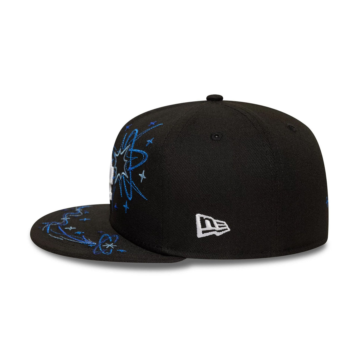 LA Dodgers MLB Zodiac Black 59FIFTY Fitted Cap