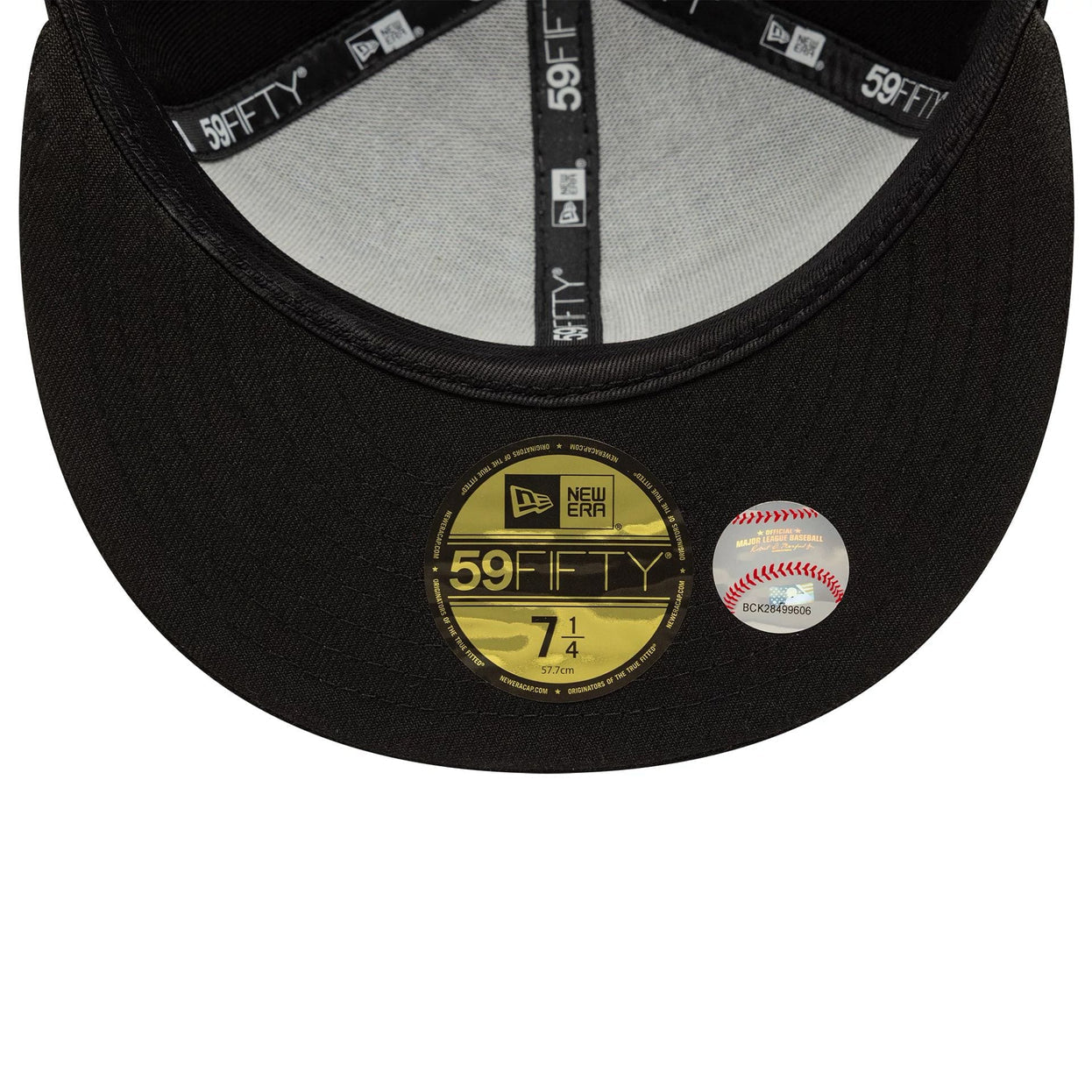 LA Dodgers MLB Zodiac Black 59FIFTY Fitted Cap