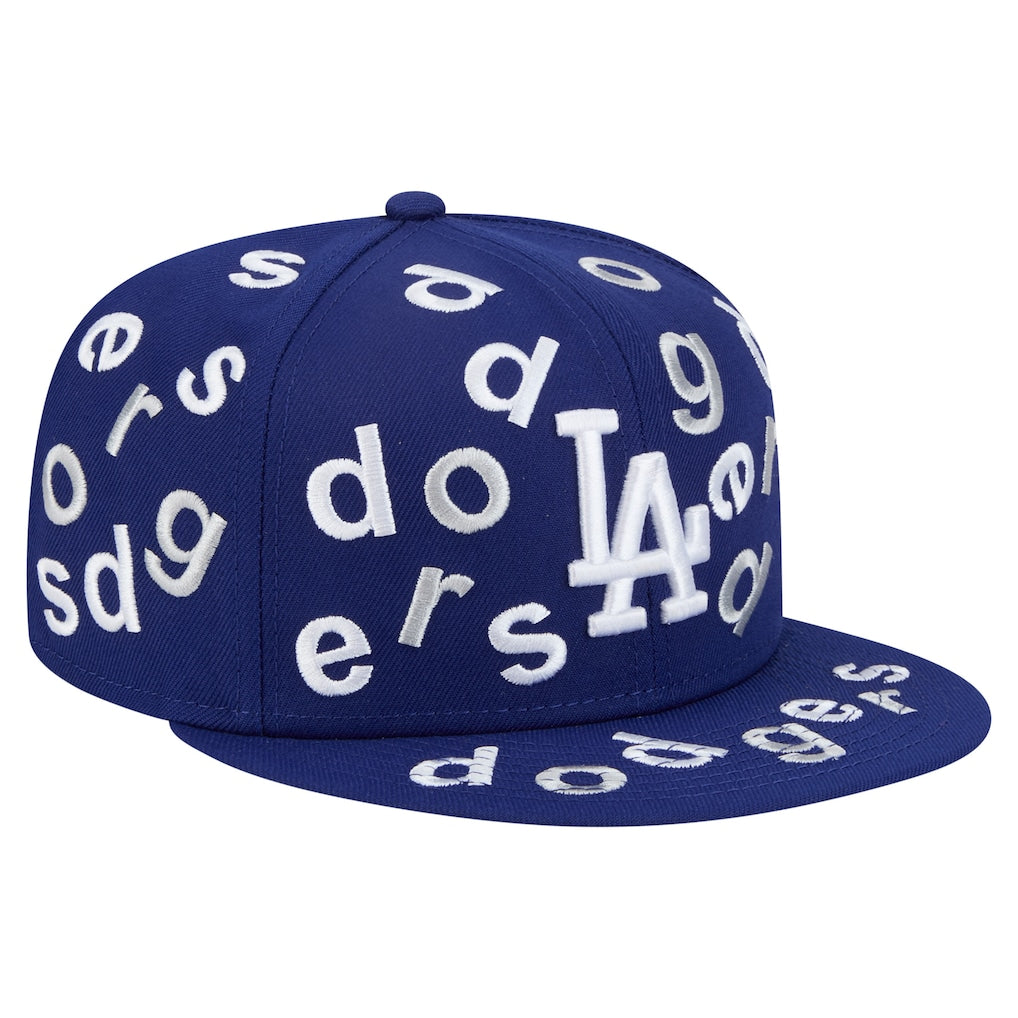 Men's Los Angeles Dodgers New Era Royal Team Confetti 59FIFTY Fitted Hat