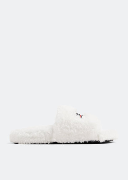 Balenciaga Furry Slide Sandals (With box)
