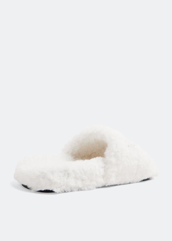 Balenciaga Furry Slide Sandals (With box)
