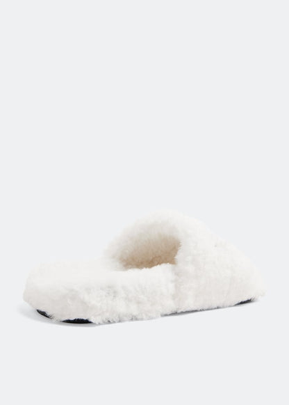 Balenciaga Furry Slide Sandals (With box)