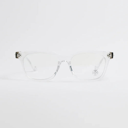 Chrome Hearts Cox Ucker Transparent Frames Clear & Silver
