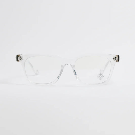 Chrome Hearts Cox Ucker Transparent Frames Clear & Silver