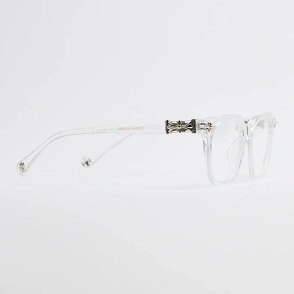 Chrome Hearts Cox Ucker Transparent Frames Clear & Silver