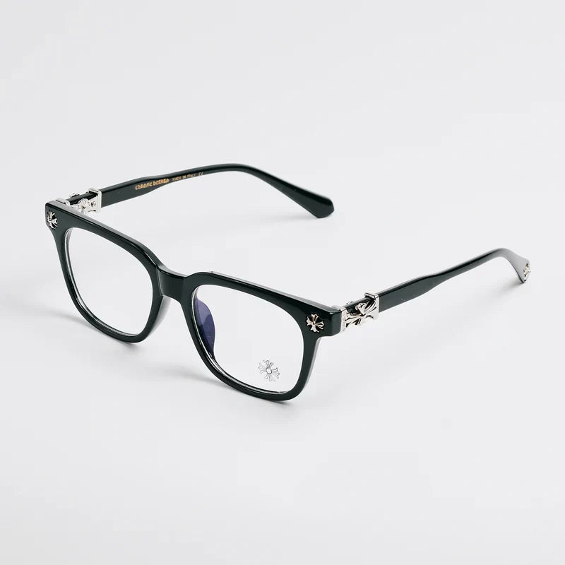 Chrome Hearts Cox Ucker Black & Silver Frames