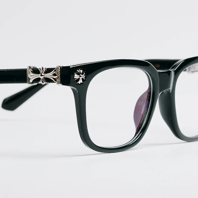 Chrome Hearts Cox Ucker Black & Silver Frames
