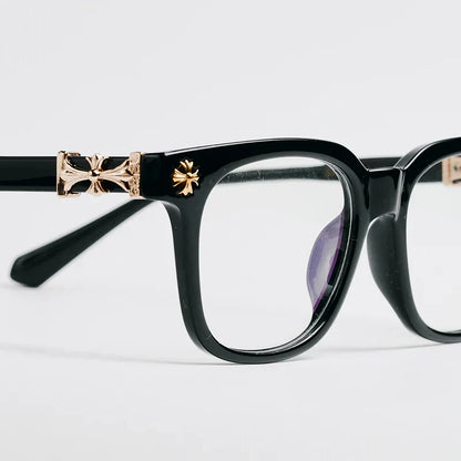 Chrome Hearts Cox Ucker Black & Gold Frames