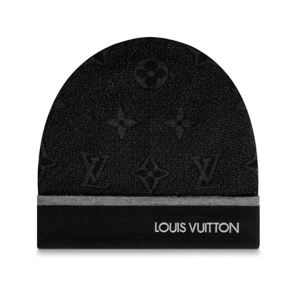 Louis Vuitton Monogram Eclipse beanie
