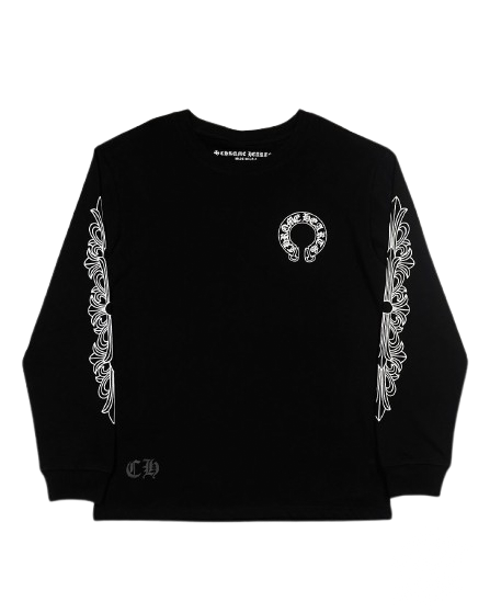 Chrome Hearts Floral USA long-sleeve tee