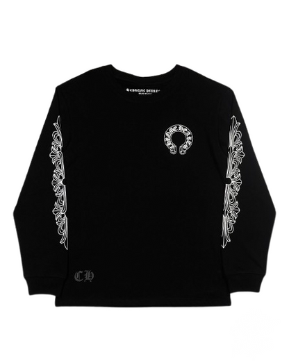 Chrome Hearts Floral USA long-sleeve tee