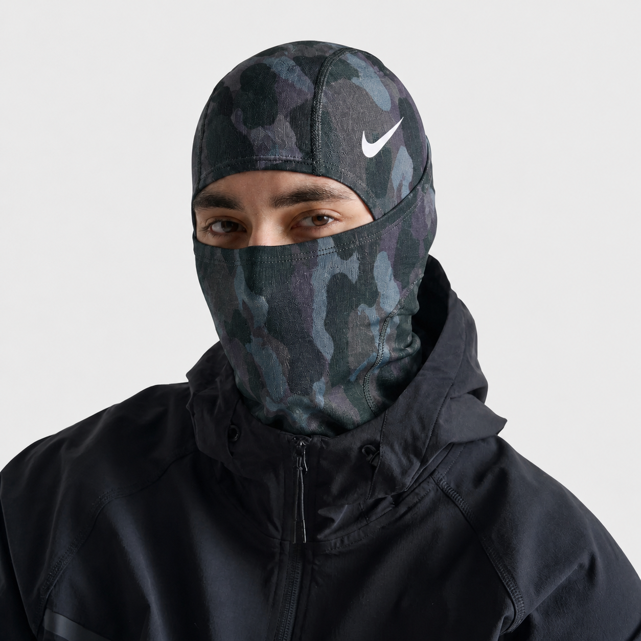 Nike Grey Camouflage Ski Mask