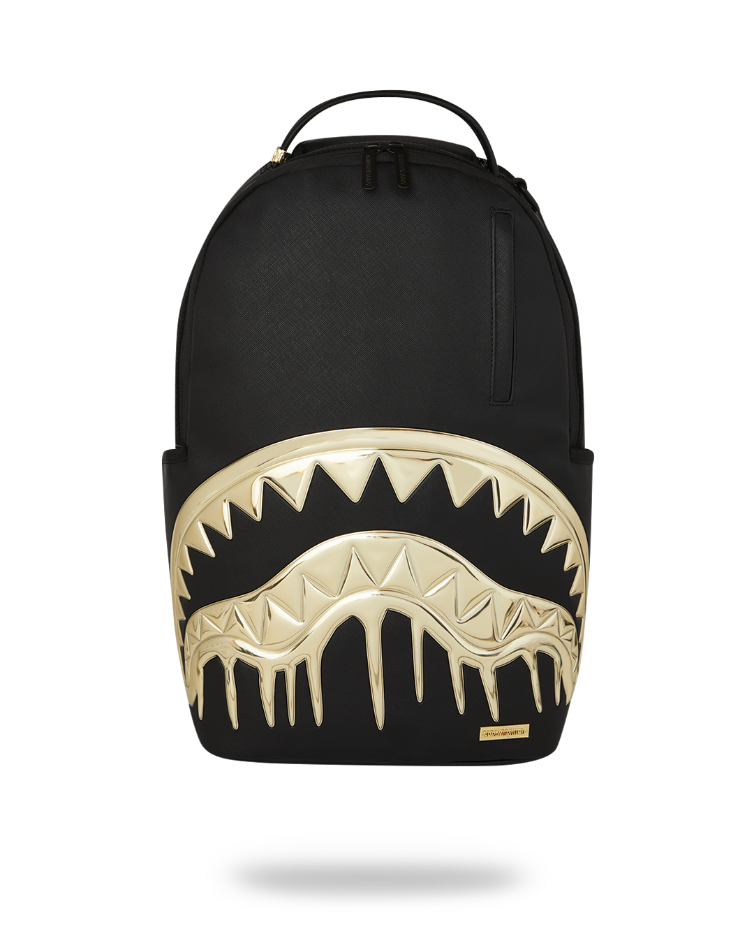 Sprayground Gold heart Shark Drip Backpack
