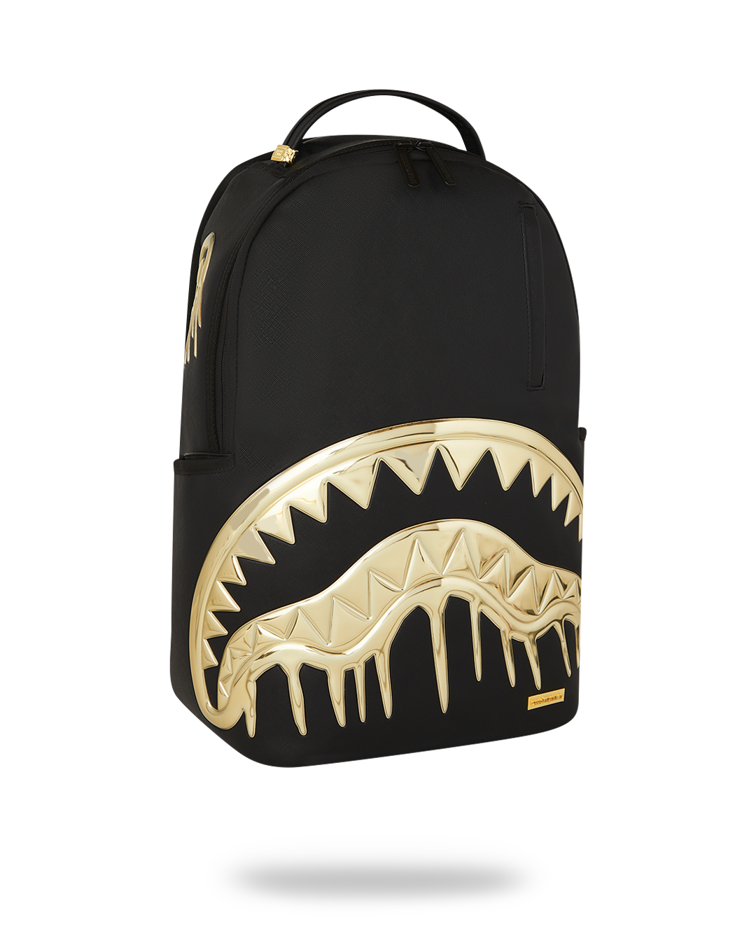 Sprayground Gold heart Shark Drip Backpack
