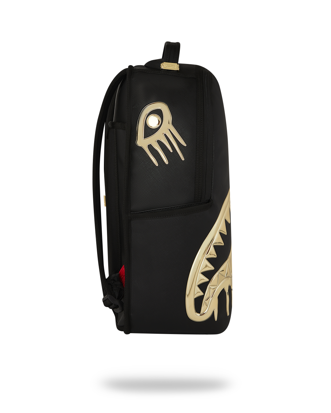 Sprayground Gold heart Shark Drip Backpack