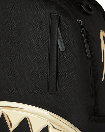 Sprayground Gold heart Shark Drip Backpack