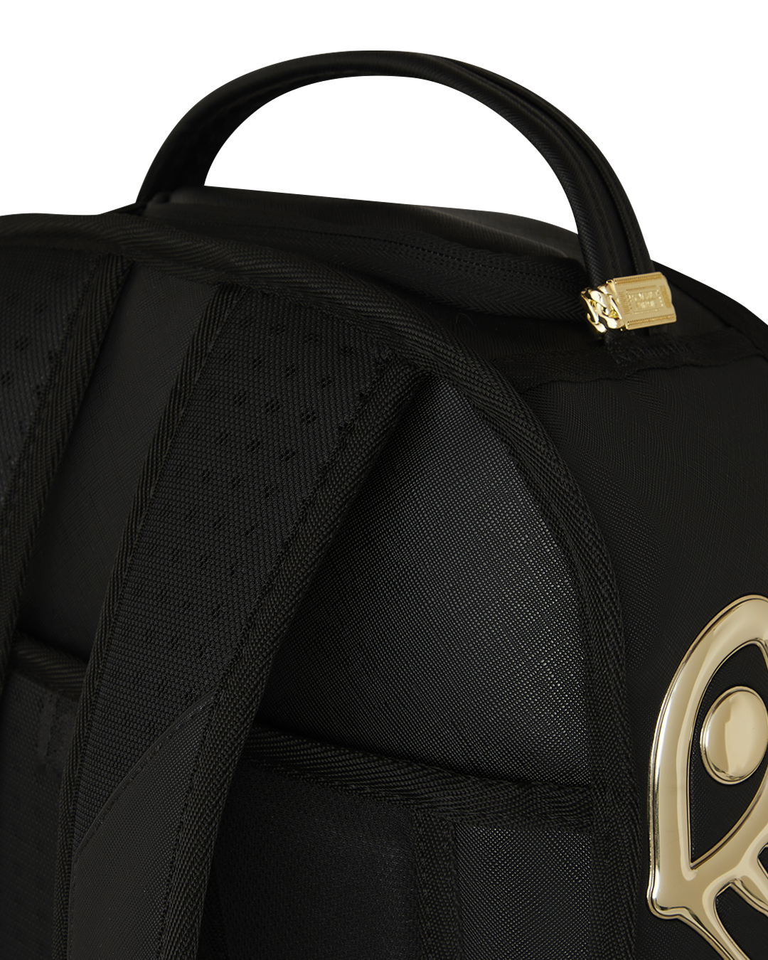 Sprayground Gold heart Shark Drip Backpack