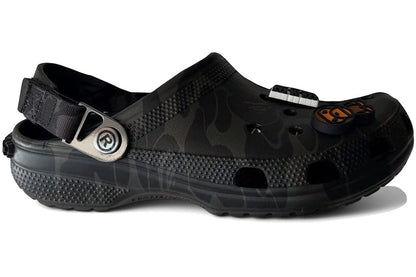 BAPE BLACK *A BATHING APE® x Crocs Classic "Camp Black" clogs