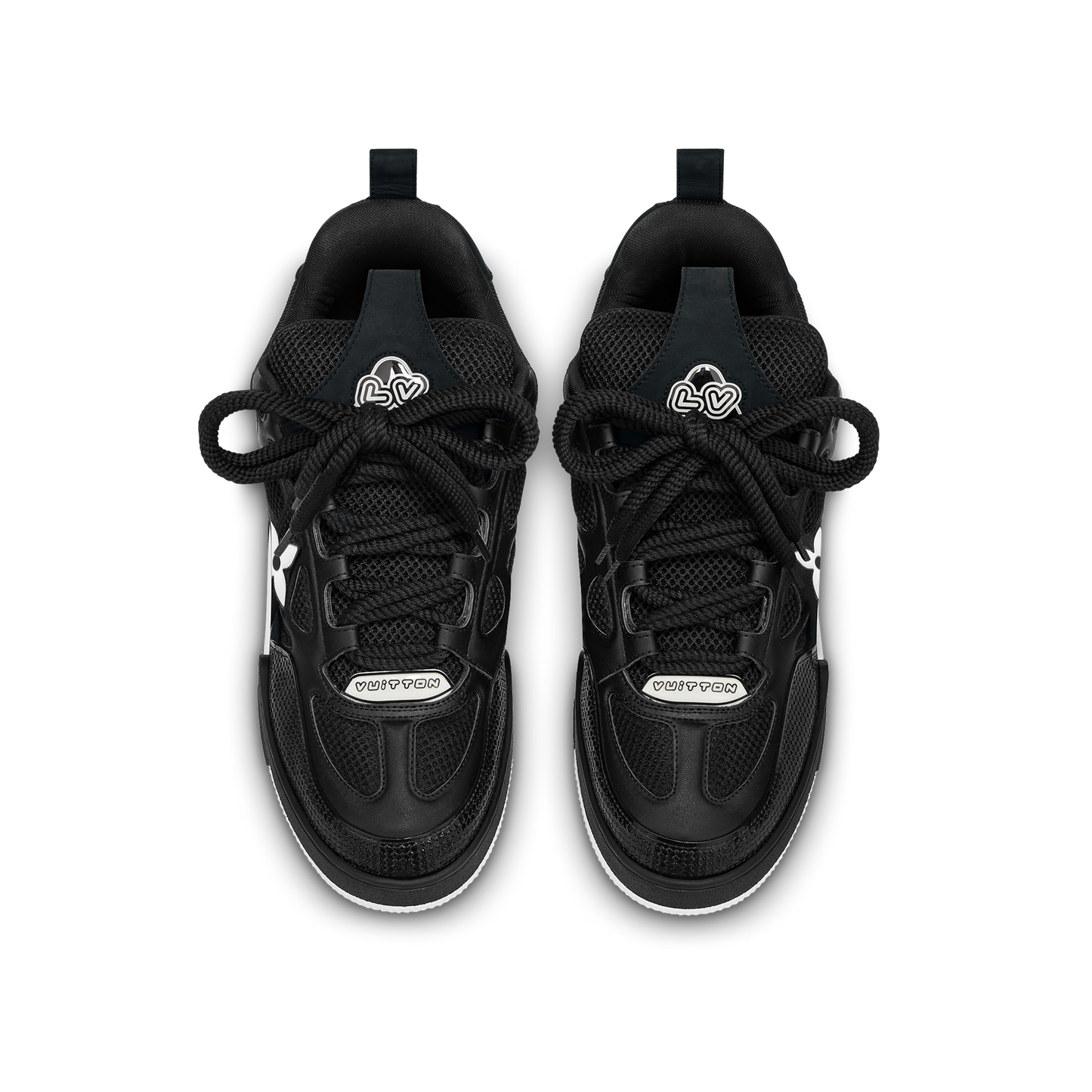 LV SKATE SNEAKER BLACK WHITE