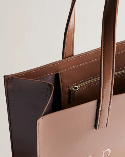 Ted Baker Crinkon Crinkle Large Icon Bag Taupe
