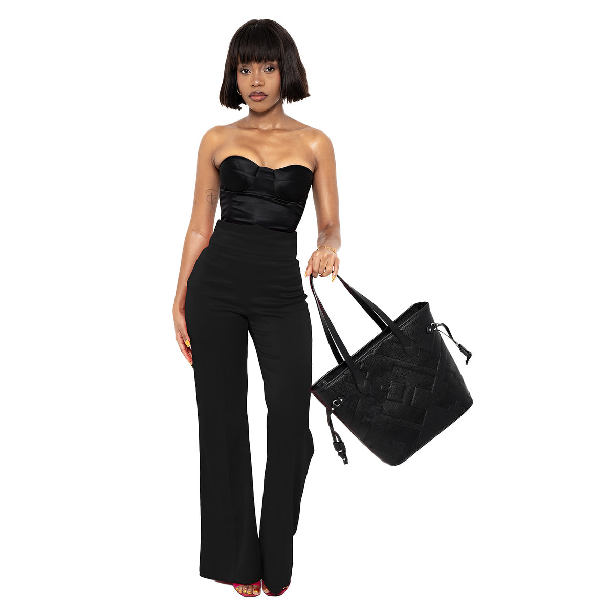 GXB EMBOSSED TOTE BAG