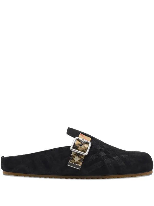 Burberry suede Urchin clogs