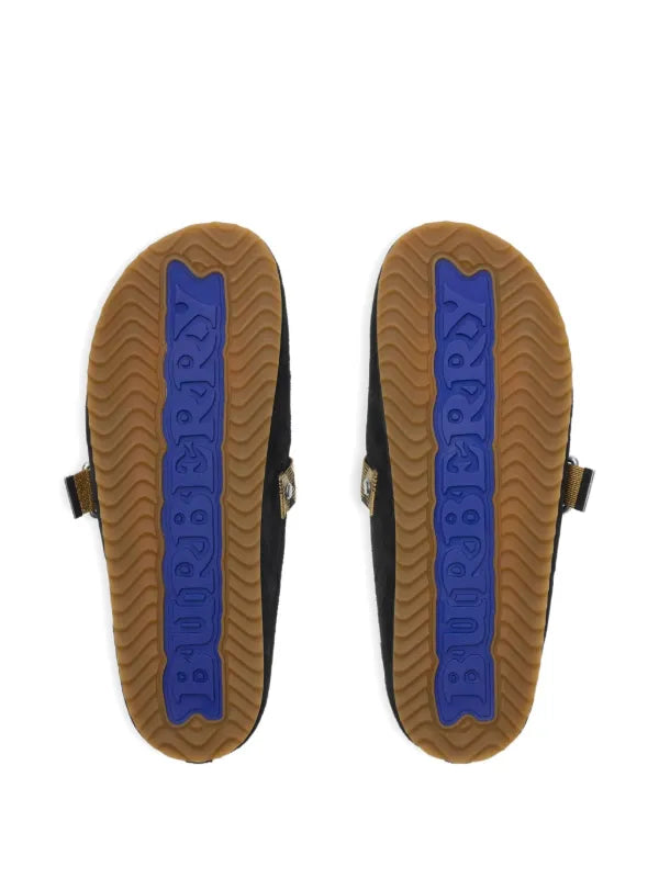 Burberry suede Urchin clogs