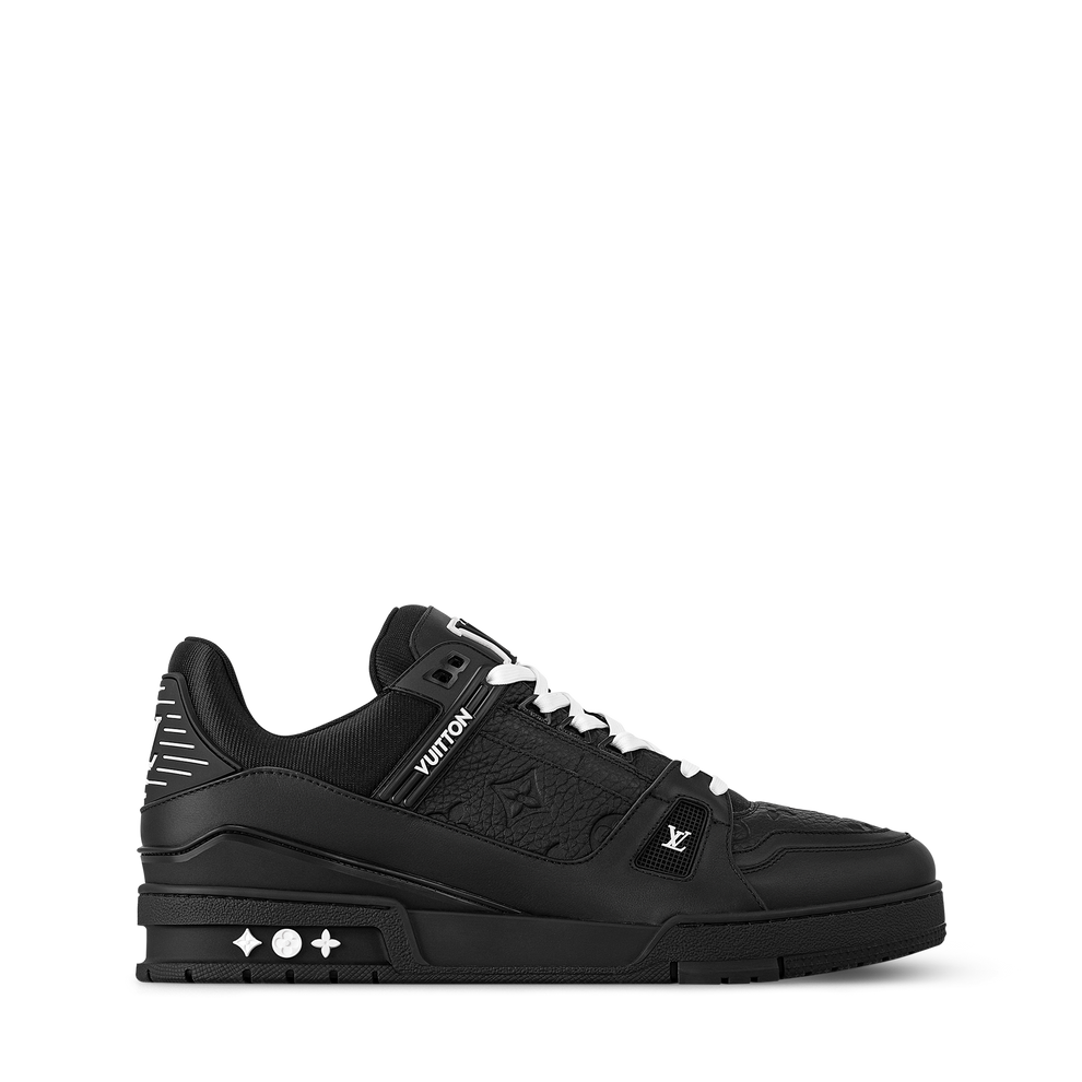 LOUIS VUITTON LV TRAINER WHITE BLACK FULLY BOXED
