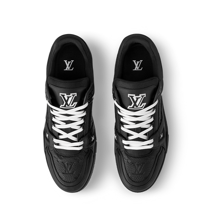 LOUIS VUITTON LV TRAINER WHITE BLACK FULLY BOXED