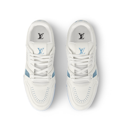 LV x VIRGIL ABLOH TRAINERS WITH MONOGRAM FLOWERS FULLY BOXED