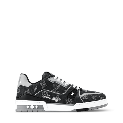 LOUIS VUITTON DENIM TRAINERS ‘BLACK’
