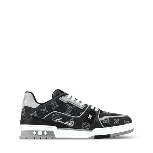 LOUIS VUITTON DENIM TRAINERS ‘BLACK’