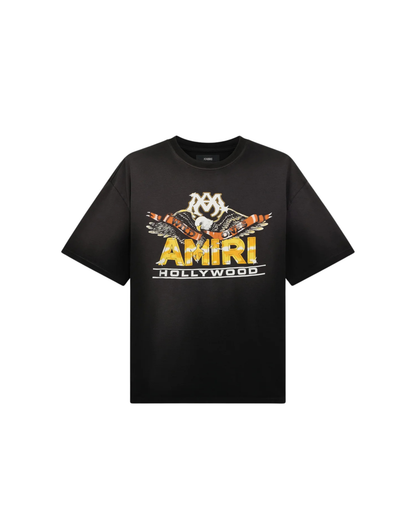 Amiri Eagle Oversized Tee - "Black"