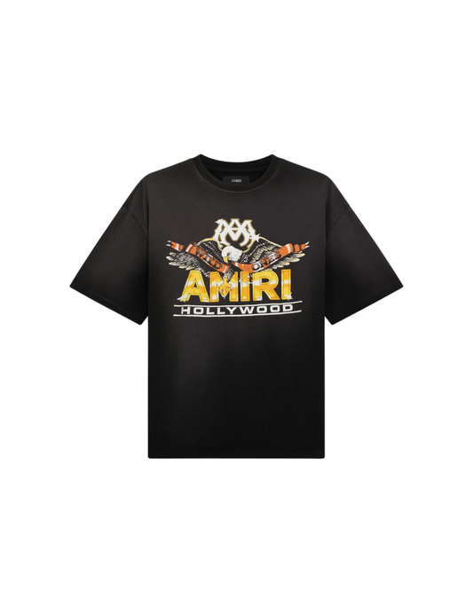Amiri Eagle Oversized Tee - "Black"
