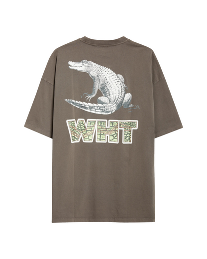 Off-White WHT Crocodile Graphic T-Shirt