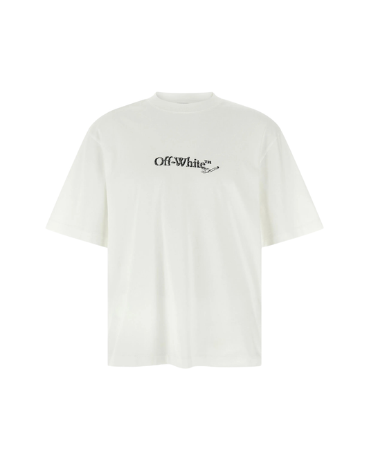 Off-White Scribble Arrow Skate Logo T-Shirt - "White/Black"