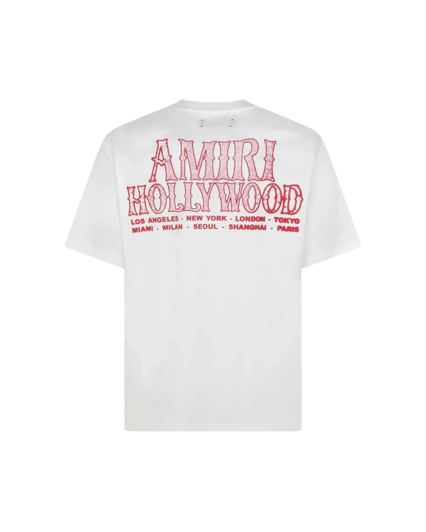 Amiri Hollywood City Tee - "White/Red"