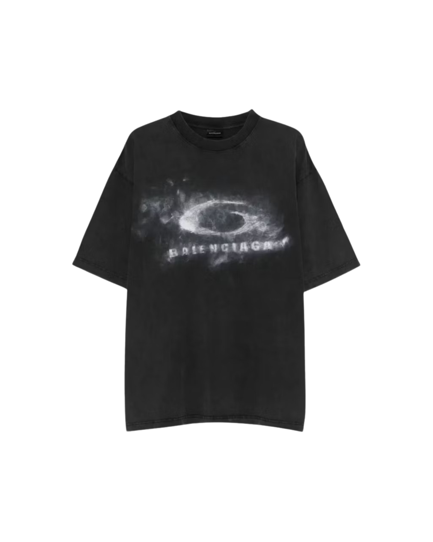 Balenciaga Medium Fit T-shirt - "Washed Black/White"