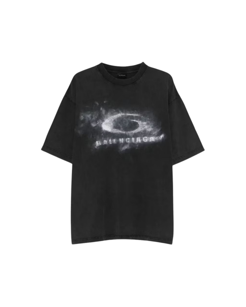 Balenciaga Medium Fit T-shirt - "Washed Black/White"