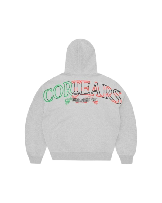 Corteiz x Denim Tears Cortears Royale Zip Hoodie - "Heather Grey"