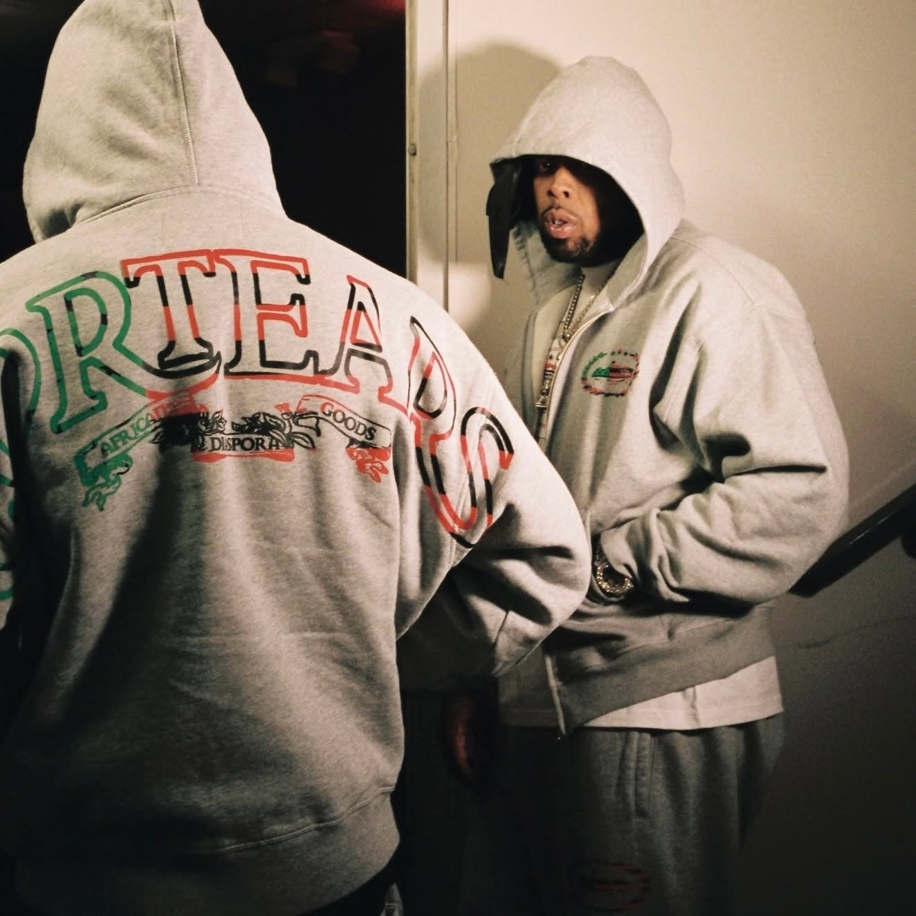 Corteiz x Denim Tears Cortears Royale Zip Hoodie - "Heather Grey"