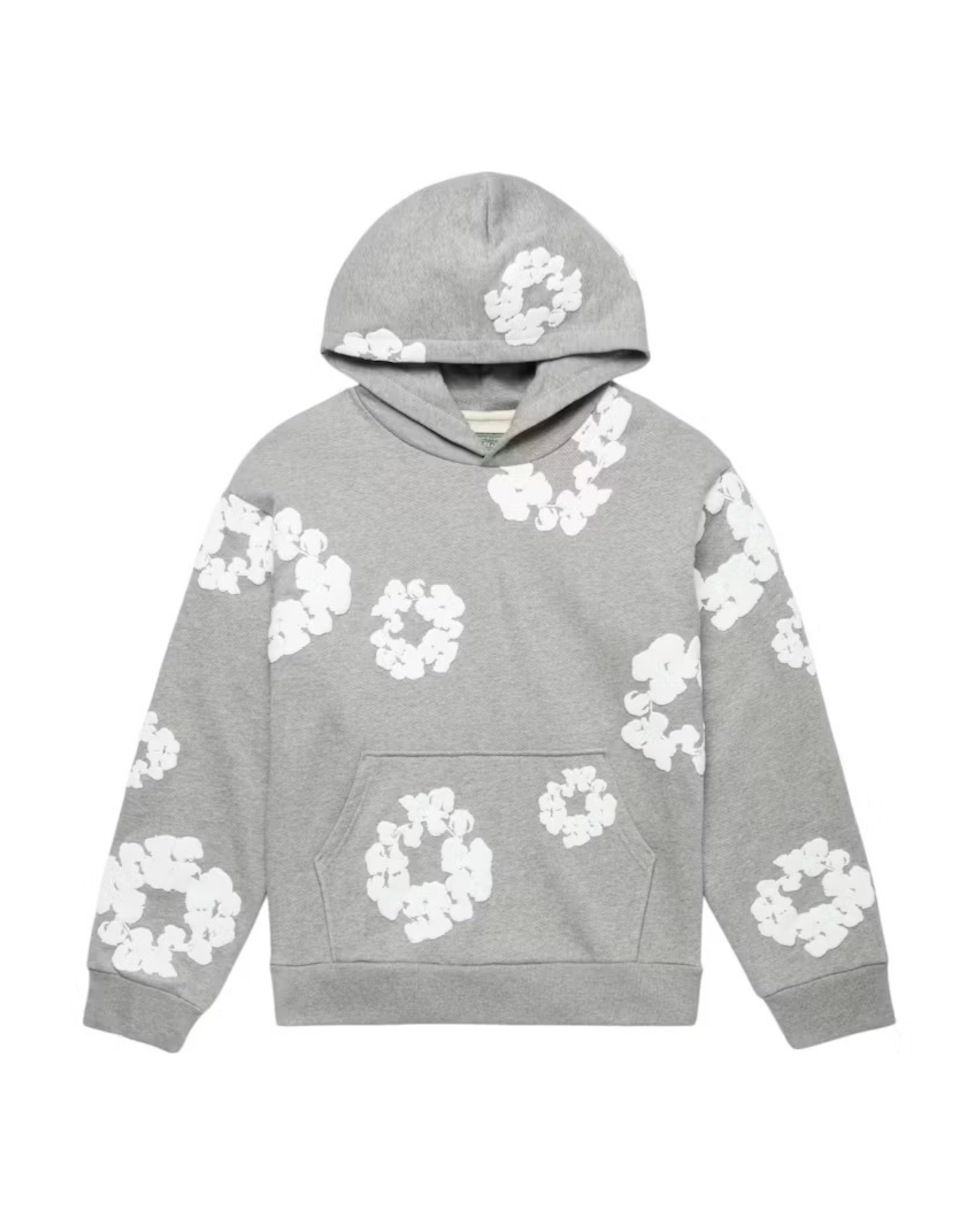 Denim Tears The Cotton Wreath Hoodie - "Grey/White"