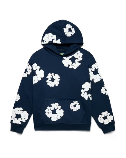 Denim Tears The Cotton Wreath Hoodie - "Navy"