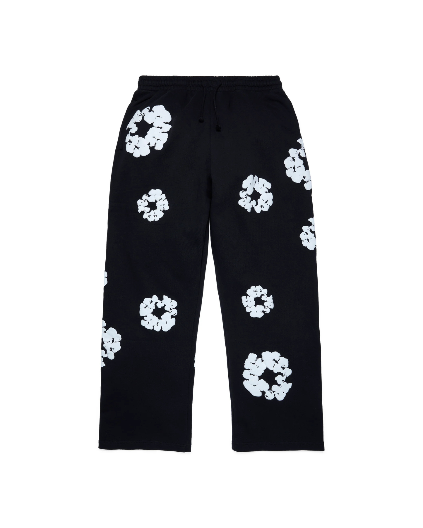 Denim Tears Cotton Wreath Baggy Sweatpants - "Black"