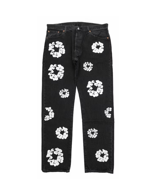 Denim Tears x Levi's Cotton Wreath Jean - "Black"