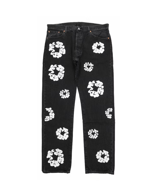 Denim Tears x Levi's Cotton Wreath Jean - "Black"