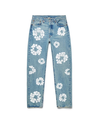 Denim Tears x Levi's Cotton Wreath Jean - "Light Wash"