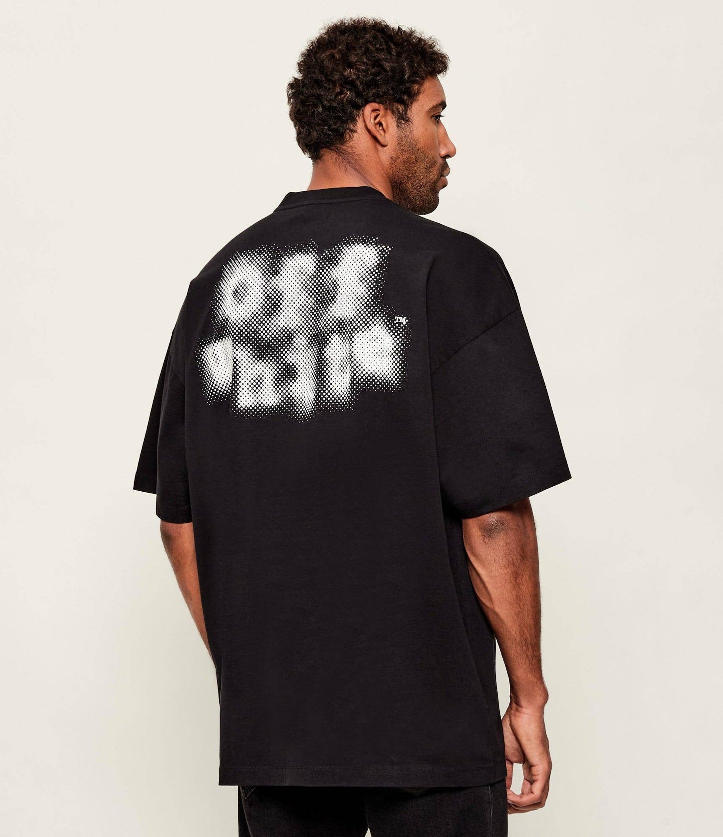 Off-White Dots Logo T-shirt - "Black/White"